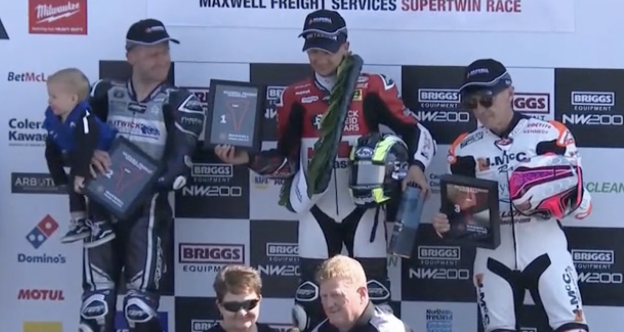 Supertwin Podium
